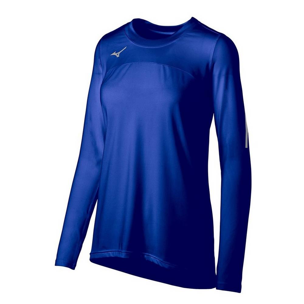 Damske Dresy Mizuno Techno VII Long Sleeve Volejbalove Kráľovská Modrá Vypredaj RZHE89201